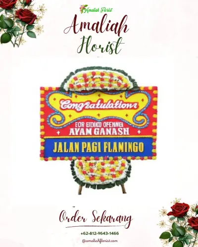 Bunga Papan Congratulation di Pamutuh